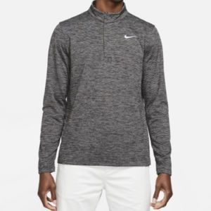 Nike Dri-FIT Victory Heather Stripe Golf 1/2 Zip Top